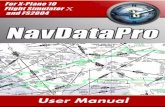 NavDataPro -  · NavDataPro Aerosoft 6 7 Einführung Auch in der Flugsimulation möchten viele Nutzer ihre Flüge entspre-chend aktueller Navigationsdaten, so wie auch in der realen