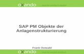 SAP PM Objekte der - oxando.com · 2013 oxando GmbH, Mobile Solutions,1 … macht mobil einfach Anwenderschulung. SAP PM Objekte der Anlagenstrukturierung. Frank Ostwald 2013 oxando