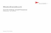 Modulhandbuch - Hochschule RheinMain · Curriculum Controlling and Finance (M.A.) Die Module sind entsprechend der Studierreihenfolge sortiert. Module und Lehrveranstaltungen Digitales