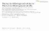 Sociolinguistics Soziolinguistik - external.dandelon.comexternal.dandelon.com/download/attachments/dandelon/ids/DE0046B... · David Britain, Dialect and Accent / Dialekt und Akzent
