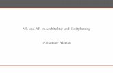VR und AR in Architektur und Stadtplanung Alexander Alzetta · - Datenaustausch mit allen gängigen Programmen (3DSmax, AutoCAD, QuicktimeVR, VRML-Export usw.) durch GDL-Konzept.