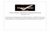 Live-Styler Bedienungsanleitung - homepage.eu · Load Soundfont Bank ... Roland, Wersi OAS, Technics, Yamaha) ... Ein Mega Sample ist also ein Soundfont, der auch als SF2 File bezeichnet