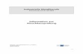 Information zur Abschlussprüfung - - IHK Koblenz · PDF fileIndustrielle Metallberufe (Verordnung vom 23. Juli 2007) Information zur Abschlussprüfung Industrie- und Handelskammer