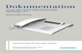 OpenStage 20 T HiPath 500/3000/5000/HiPath OpenOffice · Communication for the open minded Siemens Enterprise Communications  Dokumentation HiPath 500, …