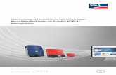 Modul-Wechselrichter im SUNNY PORTALfiles.sma.de/dl/3440/SPortalMGate-BA-de-10.pdf · PIC Product Identification Code Identifizierungsschlüssel für die Registrierung von Geräten