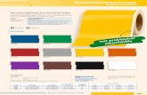 Rohrmarkierungsbänder nach DIN 2403 RAL-Farben · nach DIN 2403 RAL-Farben • Kennzeichnung des Durchﬂ ussstoffes ... -4024 Methanol …-4025 NH3 Gas …-4026 Propan …-4027
