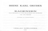 sb34864868412b1e7.jimcontent.com · HEINZ KARL GRUBER KADENZEN zum Konzert in D für Kontrabaß und Orchester von J. B. Vanhal bearbeitet von Ludwig Streicher VERLAG DOBLINGER 03