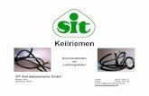 Keilriemen - sit-antriebselemente.de · SIT Antriebselemente GmbH Rieseler Feld 9 Telefon 052 72 / 39 28 - 0 33034 Brakel / Westf. Telefax 052 72 / 39 28 - 90 E-mail: info@sit-antriebselemente.de