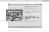 Harry Potter und der Stein der Weisen · Inhaltsverzeichnis 3 Carlsen in der Schule · Ideen für den Unterricht Unterrichtsmodell für die Klassen 5-7: Harry Potter und der Stein