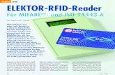 PRAXIS RFID ELEKTOR-RFID-Reader - … · 28 elektor - 9/2006 ELEKTOR-RFID-Reader PRAXIS RFID Von Gerhard H. Schalk RFID-Halbleiter sind dabei, viele Bereiche zu erobern, in denen
