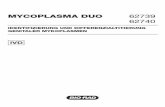 MYCOPLASMA DUO 62739 62740 - bio-rad.com · 14. Basic Laboratory Procedures Clinical Bacteriology. World Health Organization. Geneva. 1991. 1st edition. 11-REFERENCES BIBLIOGRAPHIQUES