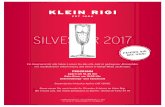 KR Menukarte Silvester - Restaurant Klein Rigi · SILVESTER 2017 E ! Ein Feuerwerk für alle Sinne: Lassen Sie das alte Jahr in gediegener Atmosphäre mit musikalischer Unterhaltung