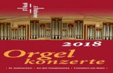 2018 Orgel - stk-musik.de€¦ · • Chants d’oiseaux – Gesänge der Vögel aus: Livre d’ Orgue César Franck, 1822–1890 ... »Préludes pour Piano« (für Orgel bearbeitet
