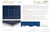 YGE 60 Cell 40mm SERIE - Photovoltaik4all.de · Benutzerhandbuch bevor Sie Yingli Solar Module handhaben, installieren oder benutzen. YGE 60 Cell 40mm SERIE ELEKTRISCHES VERHALTEN