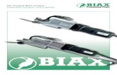 Die Original BIAX Schaber Elektronik-Schaber und Zubehör · 230 V – 200 040 300 115 V – 200 040 310 Typ HM 10 BIAX-Halbmondmusterschaber Besonders geeignet für: • Schaben