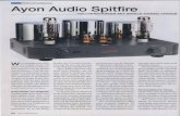 €¦ · Röhren und Lautsprecher Spezial Ayon Audio Spitfire VOLLVERSTÄRKER MIT SINGLE-ENDED-TRIODE SPITFIRE und nicht etwa aus der Welt der Sendetrioden entlehnt ...