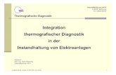 Integration thermografischer Diagnostik in der ... · Kupfer-Schienen nach DIN 43671 Stromschienen (Anschlussschienen von Betriebsmitteln) bei offenen Anlagen mit