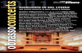 HIGHLIGHTS IM KKL LUZERN - oliverwaldmann.choliverwaldmann.ch/download/ObrassoConcerts2010.pdf · ... Glenn Miller Orchestra ... Combo gestartet, ... Glenn Miller Medley: American