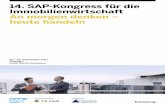 14. SAP-Kongress für die Immobilienwirtschaft An morgen ... · 22.–23. September 2011 Potsdam Hotel Dorint Sanssouci 14. SAP-Kongress für die Immobilienwirtschaft An morgen denken