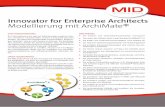 Innovator for Enterprise Architects Modellierung mit ... · Innovator for Enterprise Architects Modellierung mit ArchiMate® Ihre herausforderung Ihr Unternehmen muss agil auf Anforderungen