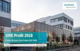 SRE Profil 2018 - Siemens · bei Siemens und übernimmt dabei die Governance-Funktion. Standort-konsolidierung und Standort-auswahl. Immobilien-investitionen und Ver-wertungen. Flächen-