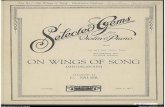 Au bord du Gauge 'Auf Flügeln des Gesanges' [Op.34 No.2] · SERENADE (Schubert) WEDDING MARCH ... ABENDLIED 19. Price 1/6 ... Auf Flügeln des Gesanges. On Wings Of Song.