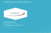 CAVA 1.27.x für CATIA V5 Installationsanleitungtranscat-plm.com/pub/tcsoft/cava_1272/CAVA_V5_1x_Install_DE.pdf · 1 . S Y S T E M V O R A U S S E T Z U N G E N TechniaTranscat GmbH