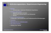 Anforderungsanalyse, Requirements Engineeringknauber/BCSc-SE/06a-f.pdf · Vorlesung Software Engineering © Prof. Dr. Peter Knauber FH Mannheim Anforderungsanalyse, Requirements Engineering