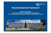 Psychotherapie der Psychosen I - helios- · PDF file- Otto Fenichel (1945): psychoanalytische Neurosentheorie - Otto Rank (1925): Der Doppelgänger - Sandor Ferenczi (und Otto Rank,