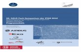 20.DGLR Fach Symposium der STAB 2016 Programmheft · analysis of hot film data. a. goerttler, ... for improved multi-step ahead time series prediction. ... 12:10 redesigned swept