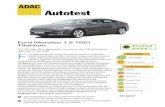 Autotest - ADAC: Allgemeiner Deutscher Automobil-Club · Autotest Ford Mondeo 1.5 TDCi Titanium Fünftürige Schräghecklimousine der Mittelklasse (88 kW / 120 PS) ord bietet den