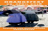 SCHLOSS UND SCHLOSSPARK ORANIENBURG ·   Stadt Oranienburg  Traditionell am letzten Sonntag im April feiert Oranienburg seinen »Tag in Orange«.
