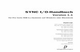SYNC I/O-Handbuch - Digidesign Support Archivesakarchive.digidesign.com/support/docs/de/new/SYNC IO Guide.pdf · Kapitel 1: Einführung 1 Kapitel 1 Einführung In diesem Kapitel erhalten