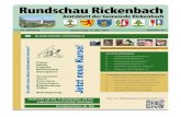 Rundschau Rickenbach · Seite 1 Rundschau Rickenbach Nr. 19 - 12. Mai 2016 Amtsblatt der Gemeinde Rickenbach Rundschau Rickenbach 51. Jahrgang Donnerstag, 12. Mai 2016 Nummer 19 Jetzt