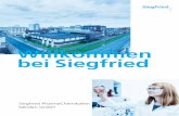 Willkommen bei Siegfried · Pharmazeutische Entwicklungs- dienstleistungen Chemie Pharmazie Siegfried Willkommen in Minden — 9. Vision Siegfried ist ein erstklassiger Partner für