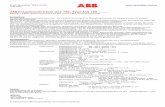 ABB Frequenzumrichter ACS 150, Type ACS 150 - TEWA 3/ABB-Frequenzumformer.pdf · Der ACS 150-0x hat einen Typenstrom I2N für konstantes Gegenmoment geeignet für Schwerlastanwendung