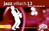 jazz .villachkulturforumvillach.at/wp-content/uploads/2013/09/Programm-Jazz... · 12.11.2013 · Luc Ex > bass guitar ... Bossanova, Habanera und Walzer erinnert: warm, intensiv und