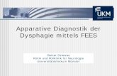 Apparative Diagnostik der Dysphagie mittels FEES · [Dziewas et al. 2004, Mann et al. 1999, Smithard et al. 1996] ... [Wu et al. Laryngoscope 1997, Crary et al. Dysphagia 1997, Leder