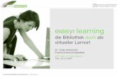E-Learning an der Fachhochschule Bielefeld · •eBooks Die hybride Bibliothek ... • Lern- und Studiertechniken ... Team-Kalender. Fachhochschule Bielefeld