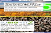 INTERNATIONALES SEMINAR: GIS BIOENERGY · PDF fileStart: 09:00 Ende: 17:00 Da die Teilnehmerzahl begrenzt ist, ... Forest Bioenergy resources mapping techniques using remote sensing