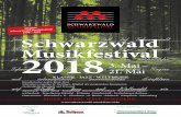 e l 8 Schwarzwald zu einzigartigen Konzerterlebnissen an ...€¦ · Filmmusiklegenden wie Ennio Morricone und Danny Elfman denken, an beseelte Ensemblekunst à la Terem Quartet oder
