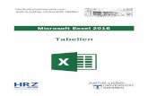 Excel 2016 - Tabelleng021/MS-Excel/Excel-F/xl2016_ta… · Tabellen in Excel 2016 Seite 1 von 16 . ... Datensatz und die Tabelle besteht dann üblicherweise aus mehreren Datensätzen.