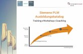 Siemens PLM Ausbildungskatalog - computerkomplett.de · NX Progressive Die Wizard 10 Siemens NX CAM Trainings NX CAM Training 11 ... (NX Sheet Metal Design) Erstellen und Editieren