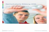 Nachschulische Bildung 2030 - bertelsmann-stiftung.de · 6. Literatur 69 7. Anhang 76 Beispiel für das Vorgehen der Fortschreibung im Basisszenario 83 ... ken in Form von Verzahnungsmodellen.