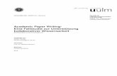 Academic Paper Writing- Eine Fallstudie zur …dbis.eprints.uni-ulm.de/934/1/Bachelor Thesis Final.pdf · Fassung 17. März 2013 c 2013 Bianka Hampp This work is licensed under the
