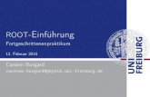 ROOT-Einführung - Fortgeschrittenenpraktikumhacol13.physik.uni-freiburg.de/fp/root2015-1/main.pdf · user@machine: ∼$ voidbeispiel() ...