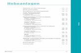Hebeanlagen - KESSEL · 122 1.0 H e b e a n l a g e n Normen und Vorschriften Normenüberblick Normen Beschreibung Stand DIN EN 12056 Schwerkraftentwässerungsanlagen innerhalb ...