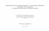 Dielektrische Relaxation und Retardationarchimed.uni-mainz.de/pub/2000/0060/diss.pdf · 1.6 Guggenheim-Smith-Gleichung.....14 1.7 Hyperpolarisierbarkeit ... Es gibt jedoch viele Materiali-