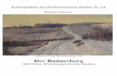 Katalogblätter des Rollettmuseums Baden, Nr. 64 … · Katalogblätter des Rollettmuseums Baden, Nr. 64 Rudolf Maurer „Am Badnerberg“, Aquarell von Karl Schiestl (1899 – 1966)