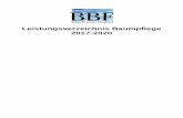 Leistungsverzeichnis Baumpflege 2017-2020 · Seite 2 von 20 BäderBetriebe Frankfurt GmbH Org. - Ziffer Betriebseinheit Anzahl der Bäume Bemerkungen B1 – KB 1 Rebstockbad 219